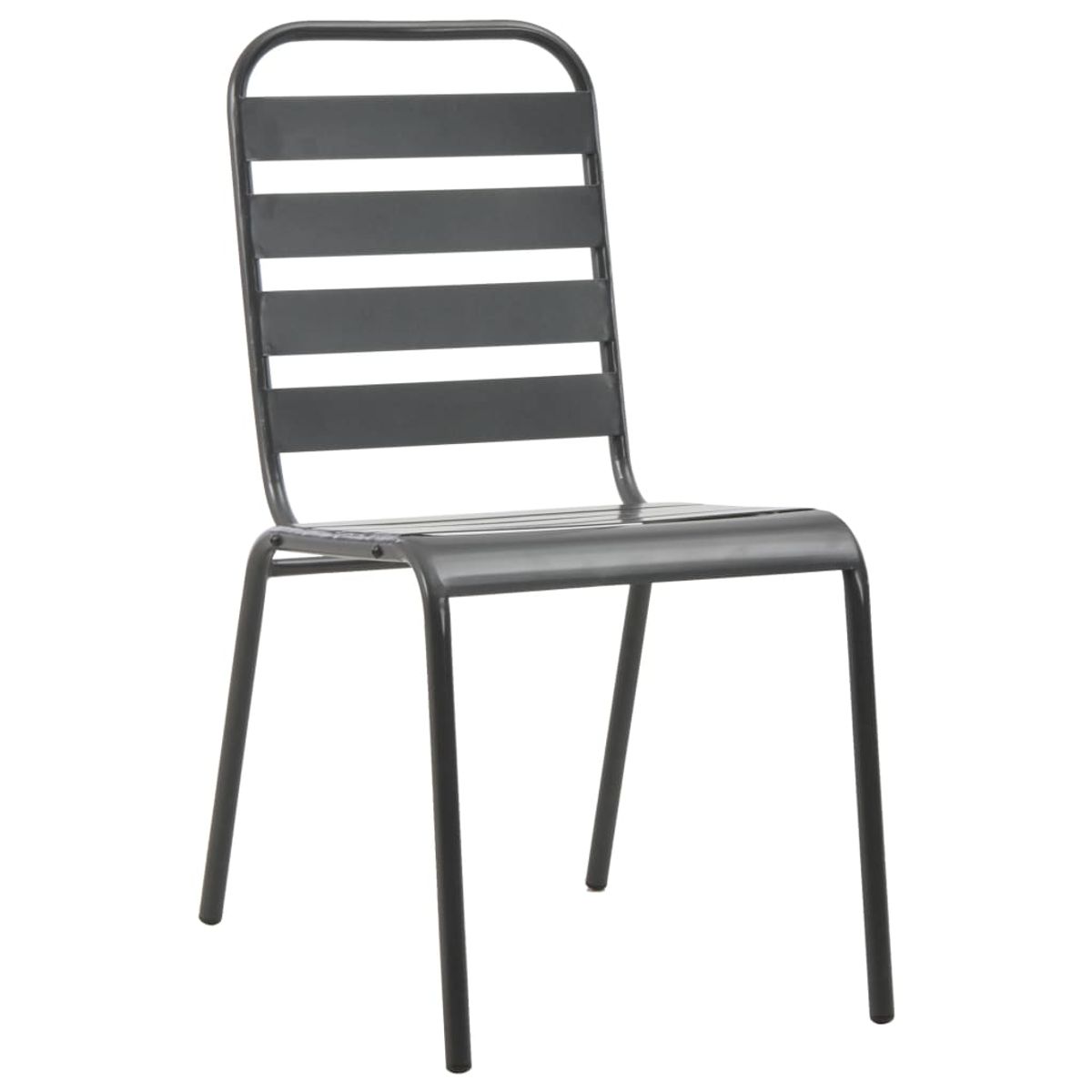 Conjunto de jardín Sartie 6 sillas + mesa negro