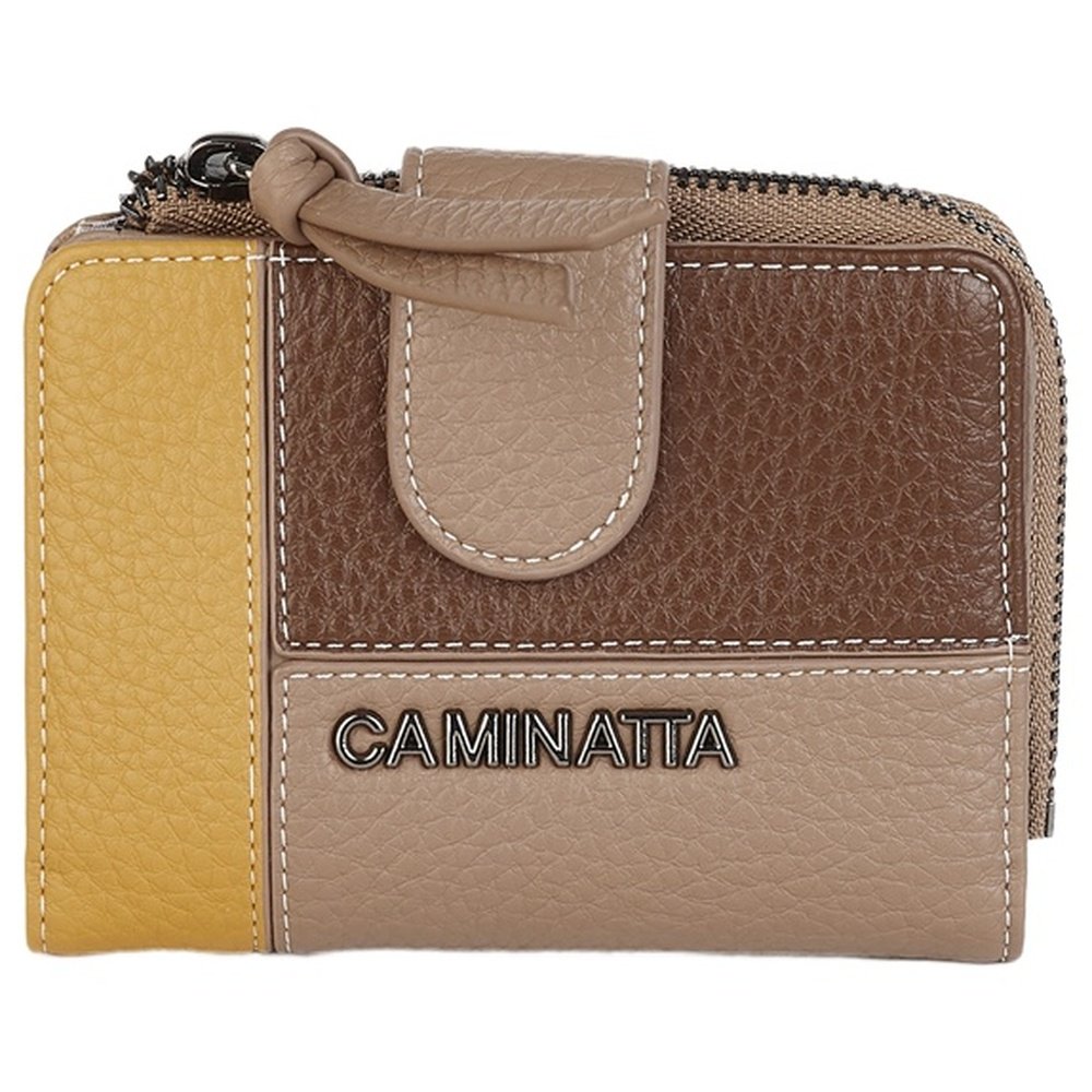 CAMINATTA BILLETERO BROCHE Y CREMALLERA GONGORA TAUPE GONGORA