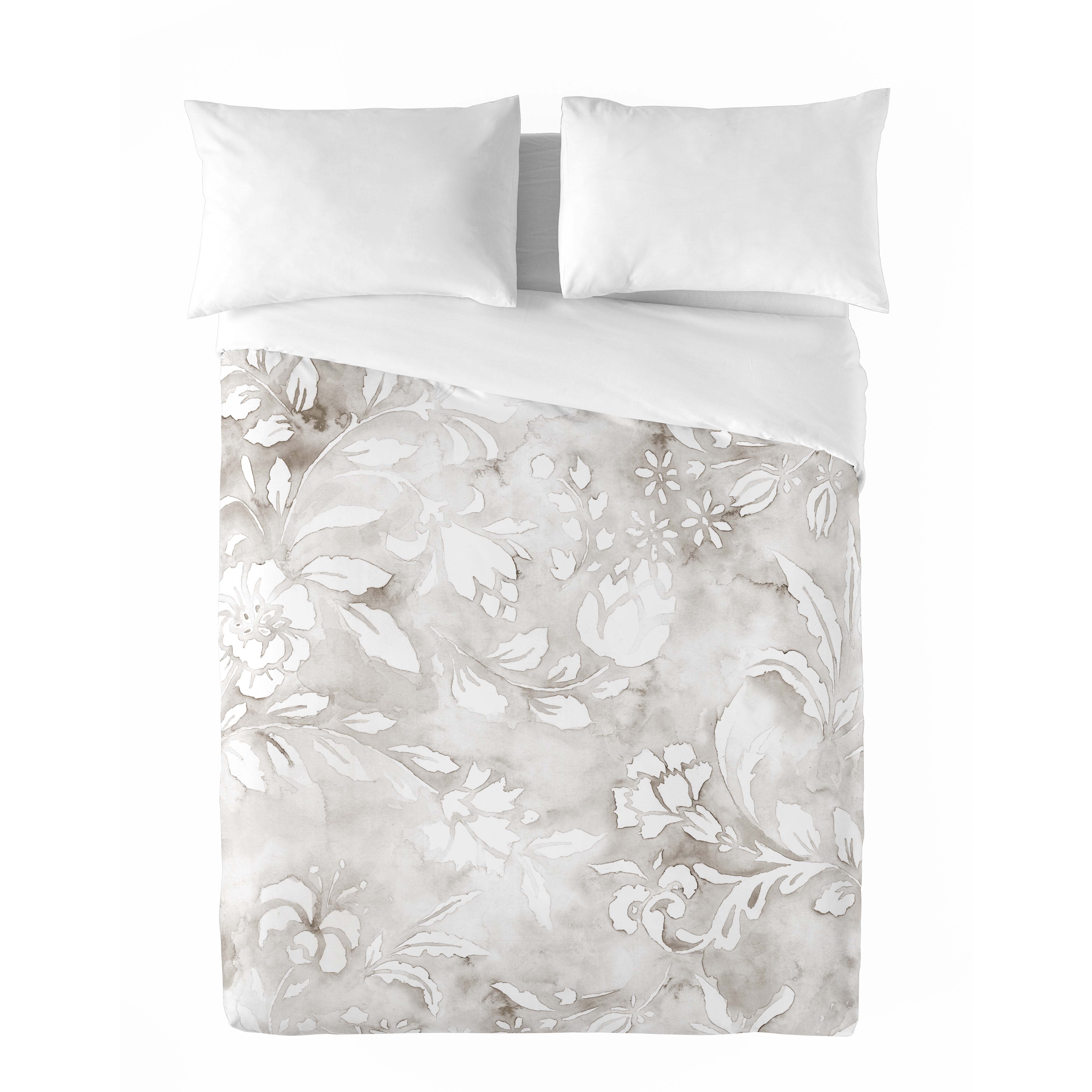 SANDAL - Funda Nórdica Estampada - Algodón Extrasuave - Incluye 1 o 2 Fundas de Almohada - 8 Modelos diferentes - Modelos Florales - Cama 90/135/150/180 cm