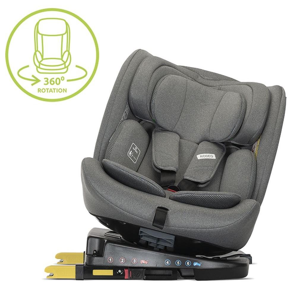 LORELLI Silla de auto RODEO i-Size 40-150 cm con Isofix y rotación 360° de Lorelli