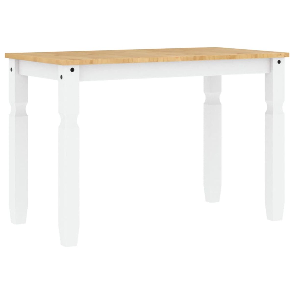 Mesa de comedor Corona madera de pino 75x112x60 cm