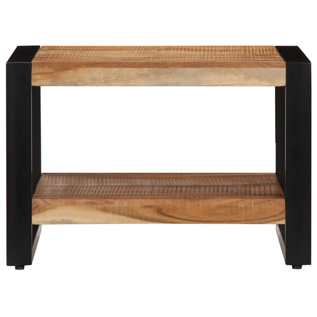 vidaXL Mesa de centro de madera maciza de acacia 60x60x40 cm Mesita de Salón o Comedor o Auxiliar Mesa de Café Meuble Salón
