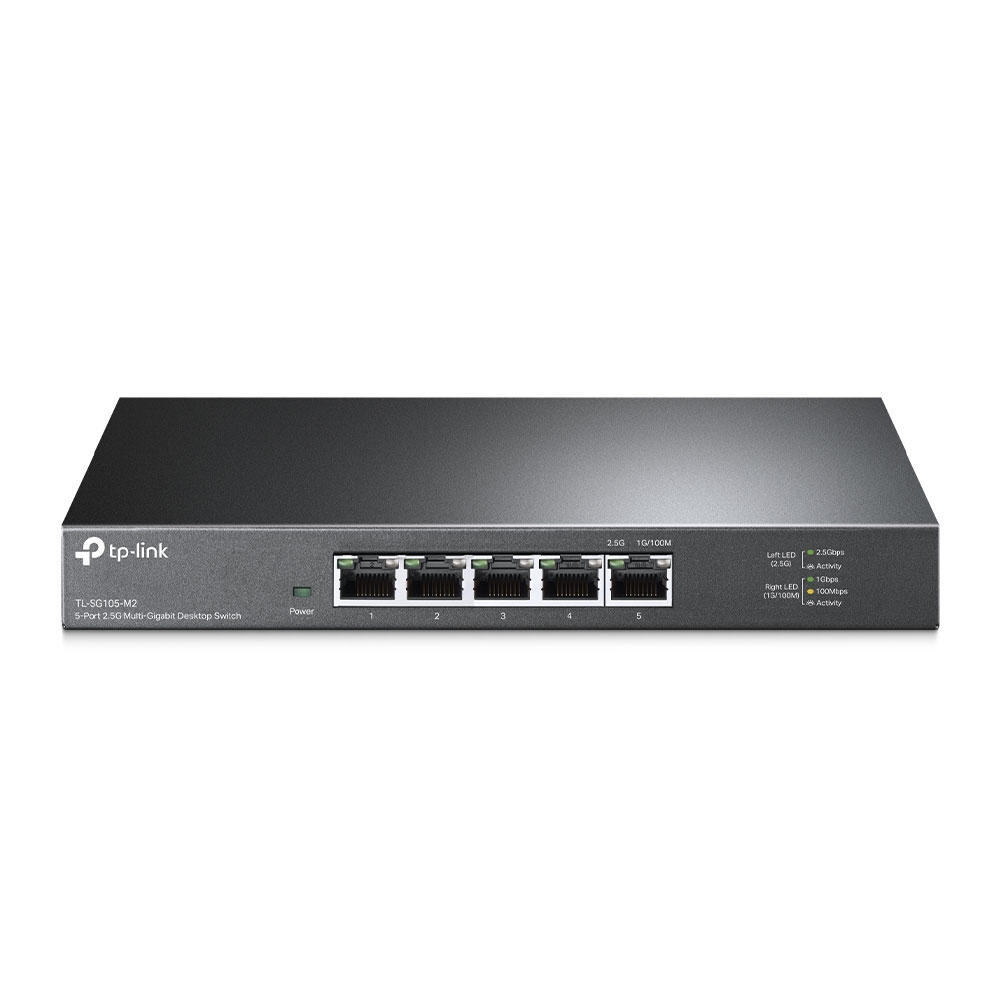 TP-Link TL-SG105-M2 switch No administrado Gigabit Ethernet (10/100/1000) Negro