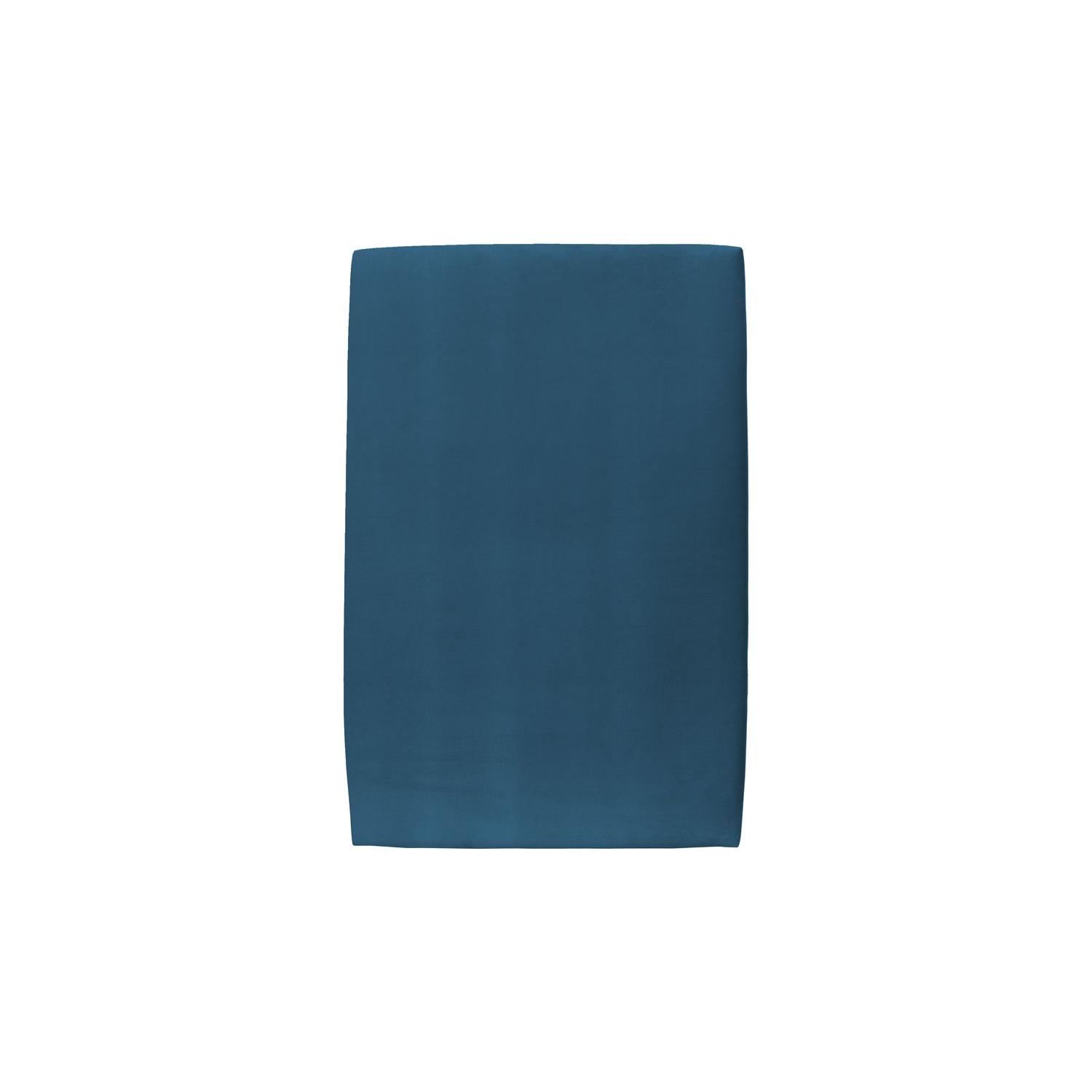 Cabecero tapizado 90 cm - Tela Terciopelo Azul Océano