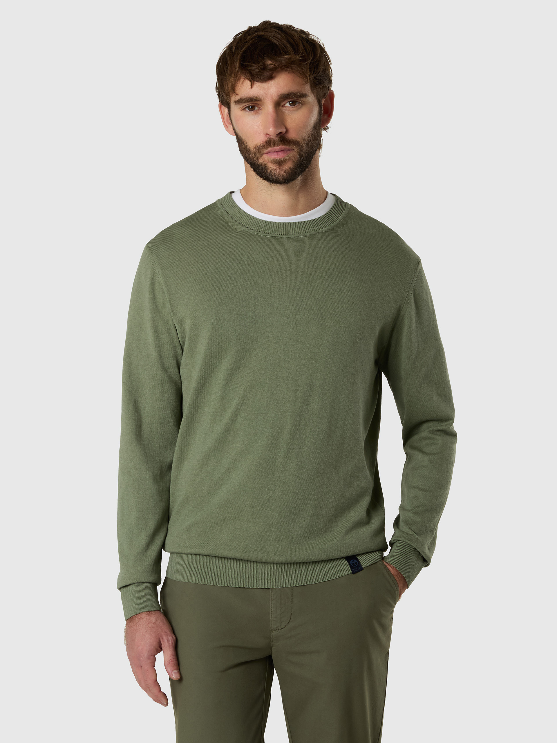 North Sails Crew-Neck Sweater Light Men Ss26