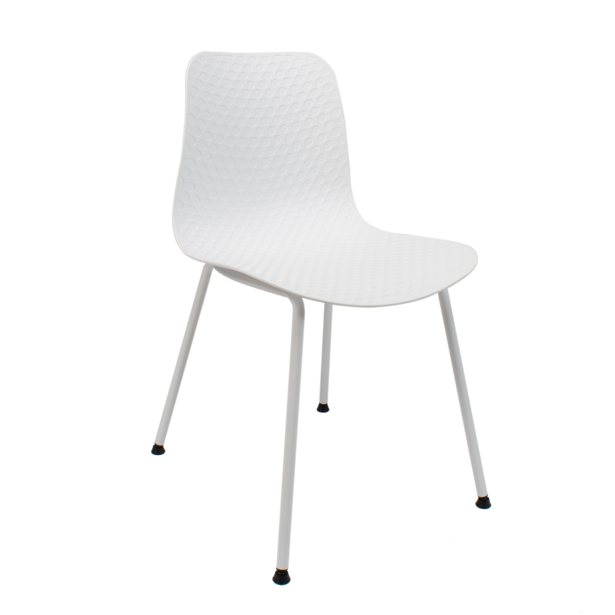 The Secret Home - Pack de 1 Silla de Comedor de Diseño Moderno - Pvc/metal - Ideal Salón