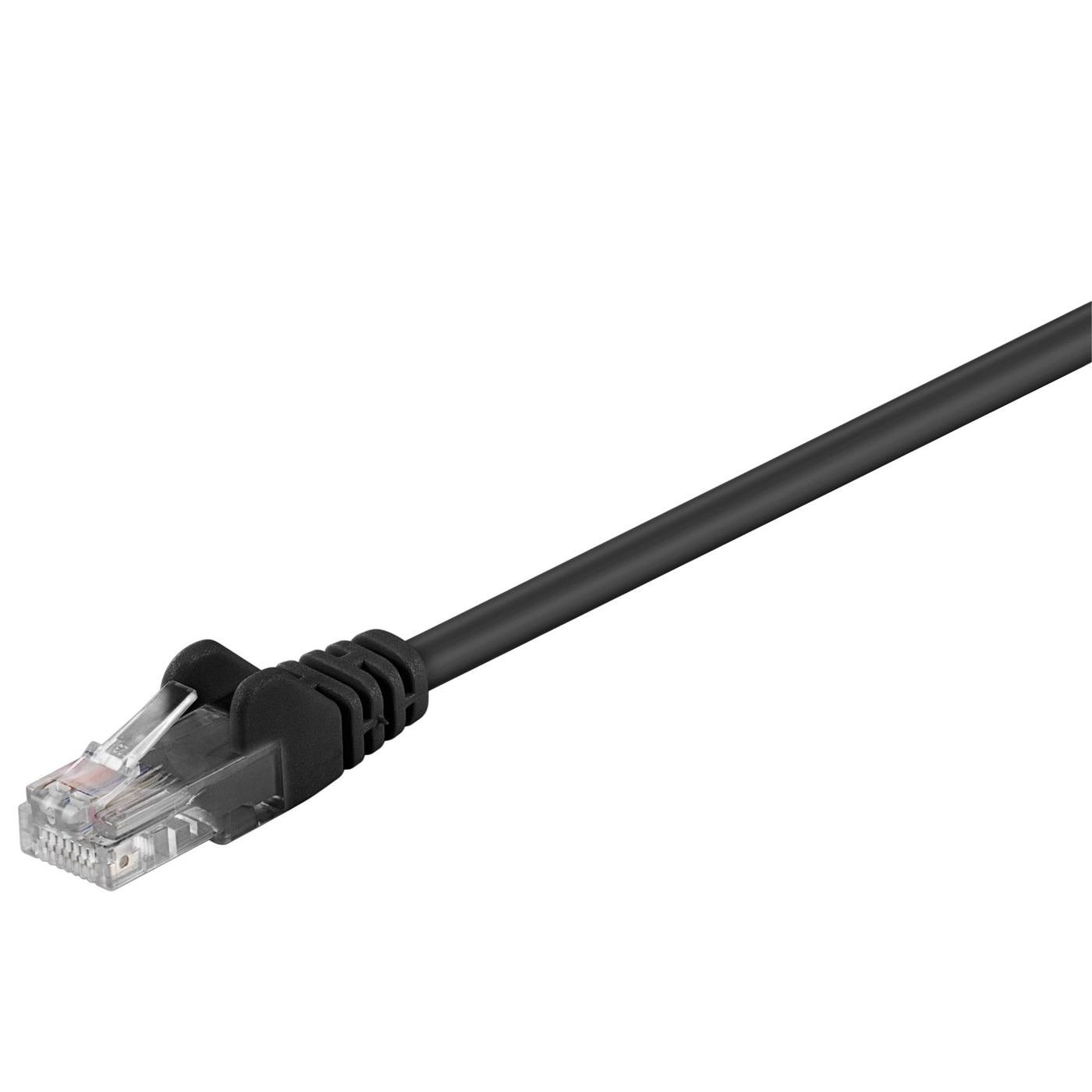 Cable de Red Microconnect U/UTP Cat5e 7M Negro PVC - Alta Velocidad