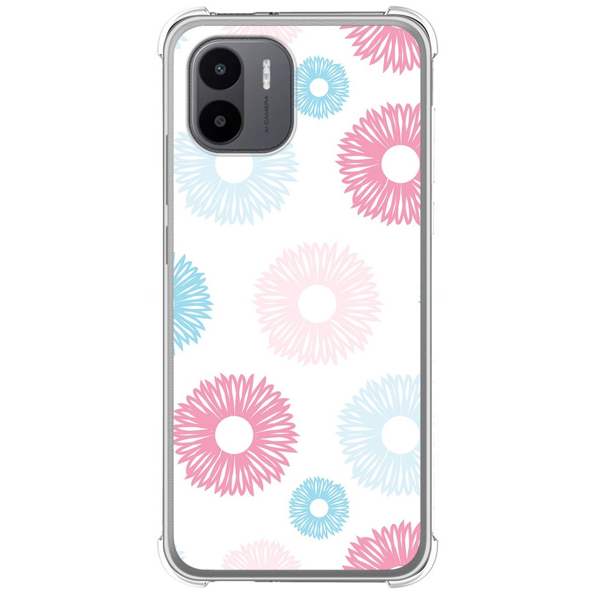 Funda Silicona Antigolpes para Xiaomi Redmi A1 diseño Flores 06 Dibujos