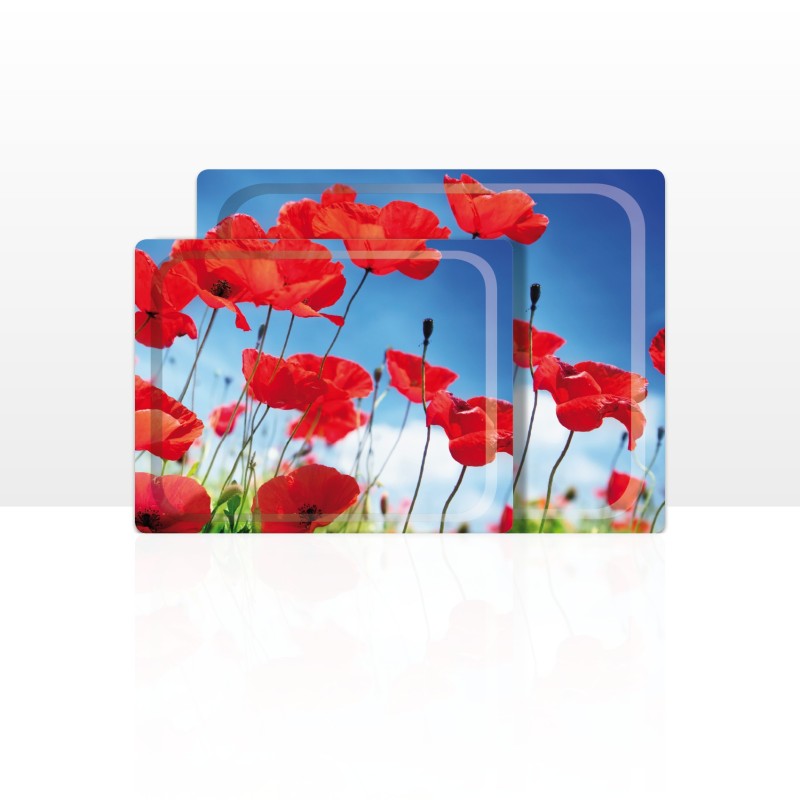 DON HIERRO - Set de 2 bandejas de servir, 42 x 29 cm y 48 x 37 cm, aptas para lavavajillas.-