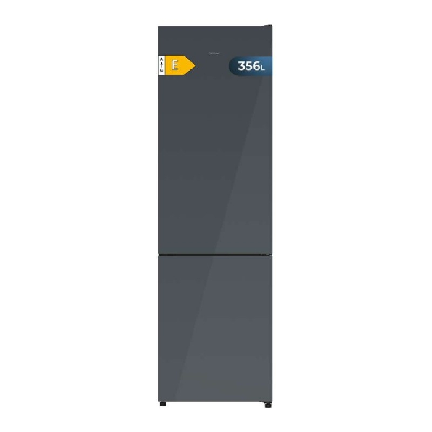 Cecotec Frigorífico Combi Bolero CoolMarket Combi 356i Grey Glass E. 200cm de Alto, 59,5 cm de Ancho, Clase E