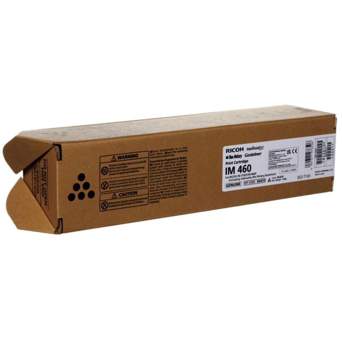 Ricoh - Tóner original 842610 para impresoras multifunción Ricoh IM 460, IM 370 e IM 370F, rendimiento estándar hasta 9.000 páginas en negro con detalles en azul