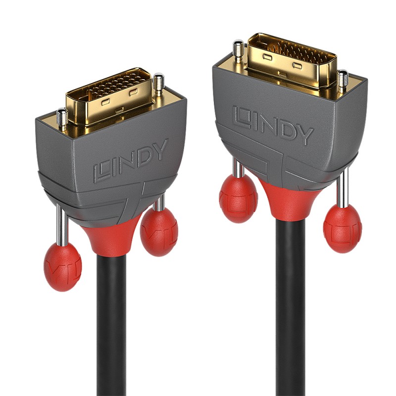 Lindy - 36225 cable DVI 7,5 m DVI-D Negro 36225