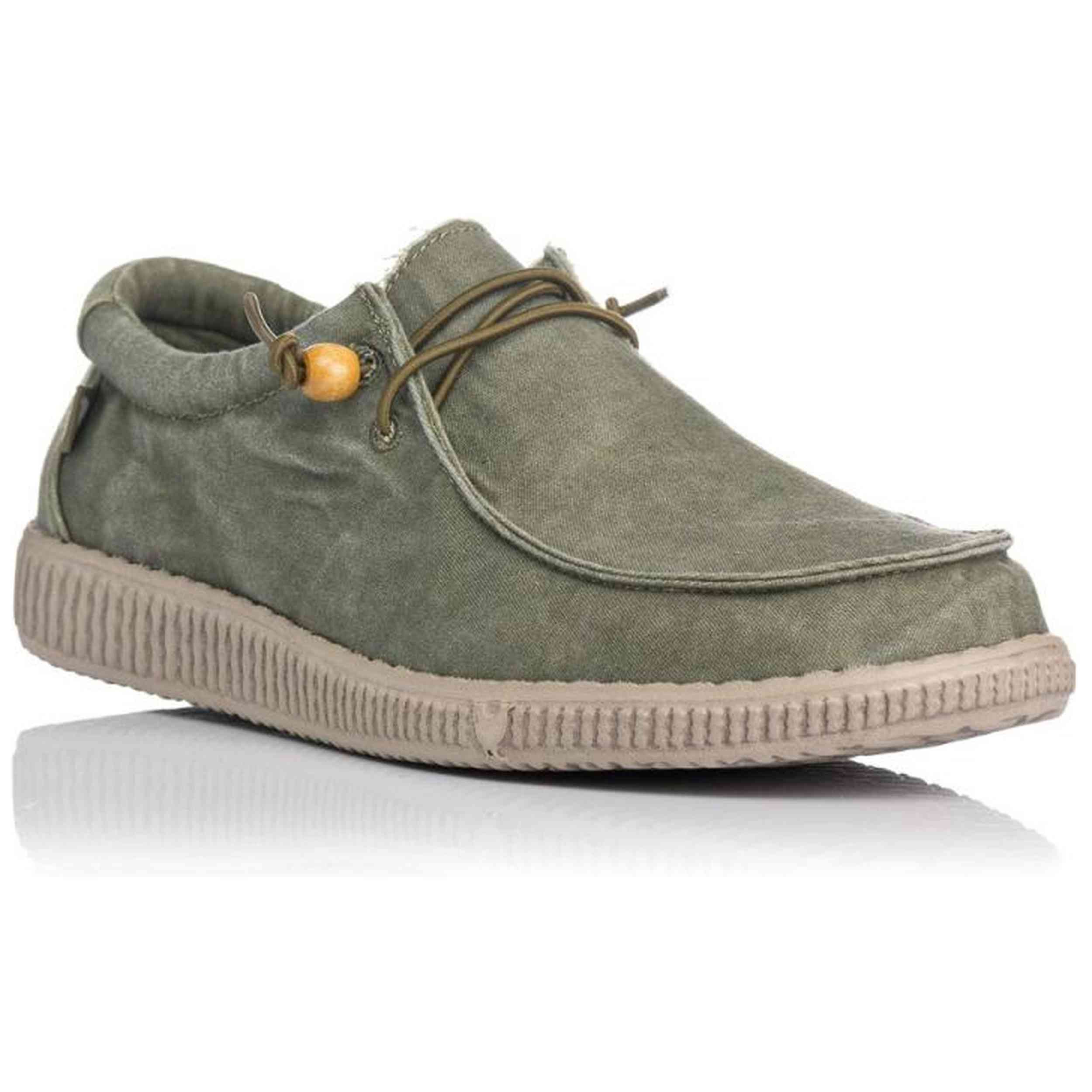Zapatos Walk In Pitas modelo Wp150 en color Kaki