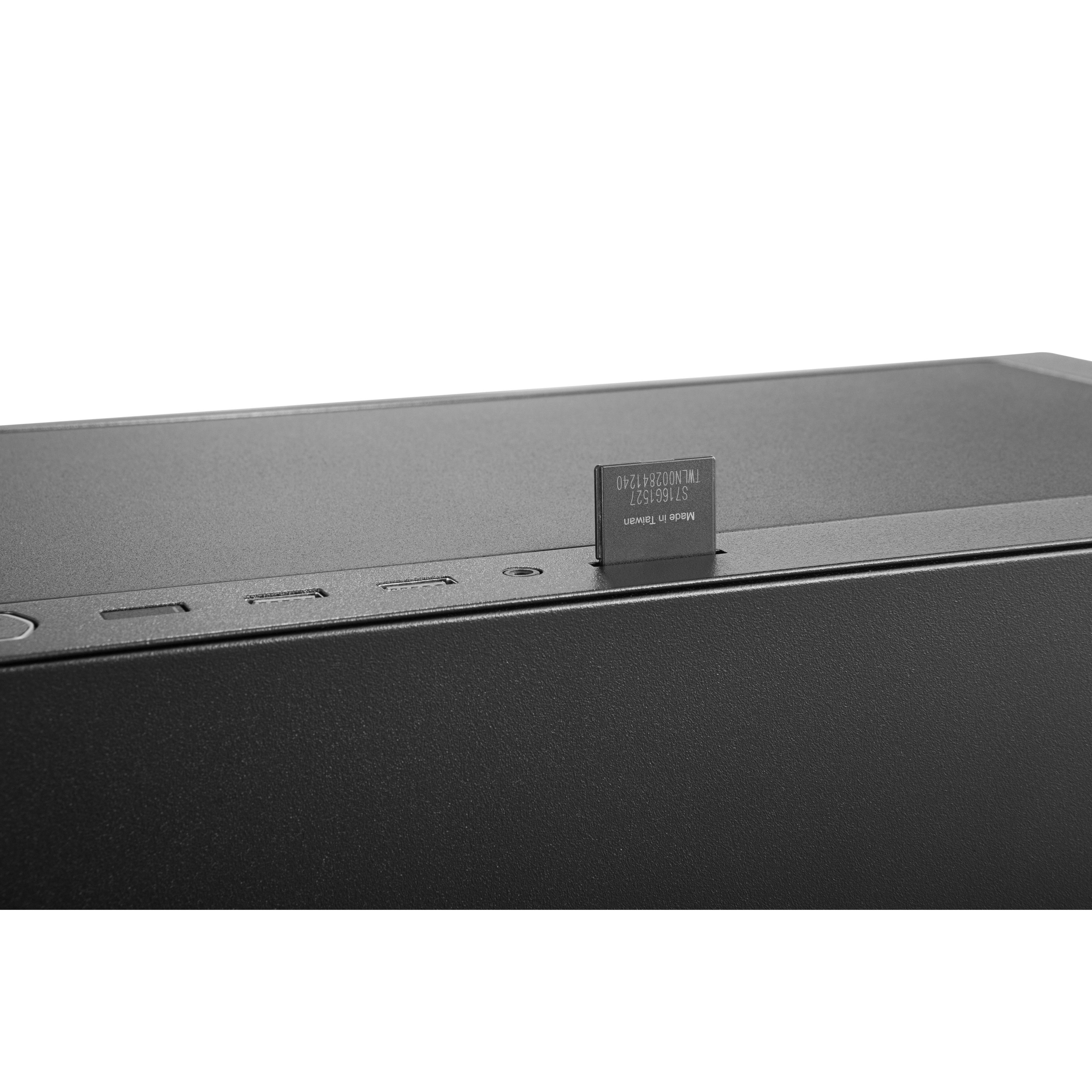 Cooler Master Silencio S400 Midi-Tower Negro - Caja de Ordenador (Midi-Tower, PC, De plástico, Acero, Negro, Micro ATX,Mini-ITX, 16,7 cm)