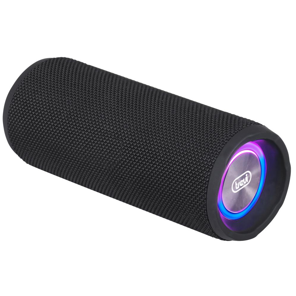 Trevi XR 8A25 Altavoz Amplificado portátil 14 W, Caja inalámbrica con respondedor Manos Libres con micrófono Incorporado, Toma USB, Micro SD, AUX-IN, inalámbrico y función TWS, batería integrada