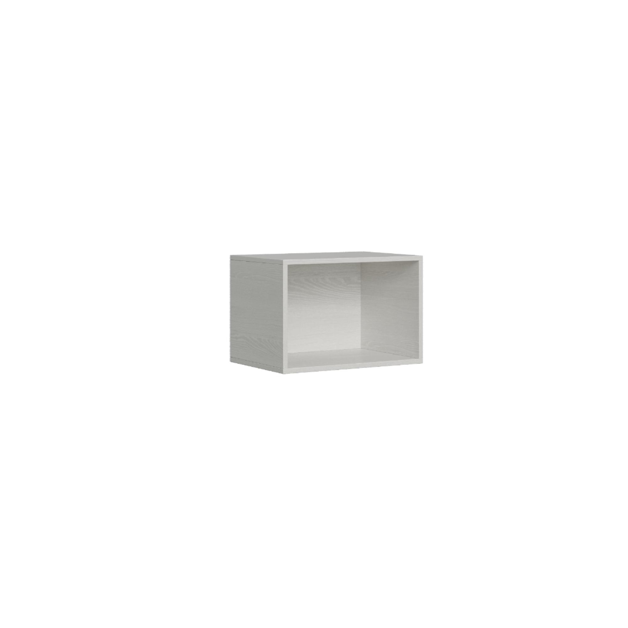 Mueble de pared abierto An.60 Al.40 Pr.39,2 / An.40 Al.60 Pr.39,2 Fresno blanco - Itamoby