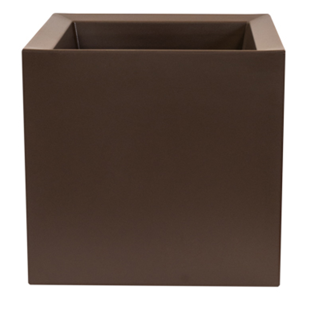 Macetero de polietileno bronce 50x50 cm WELLHOME
