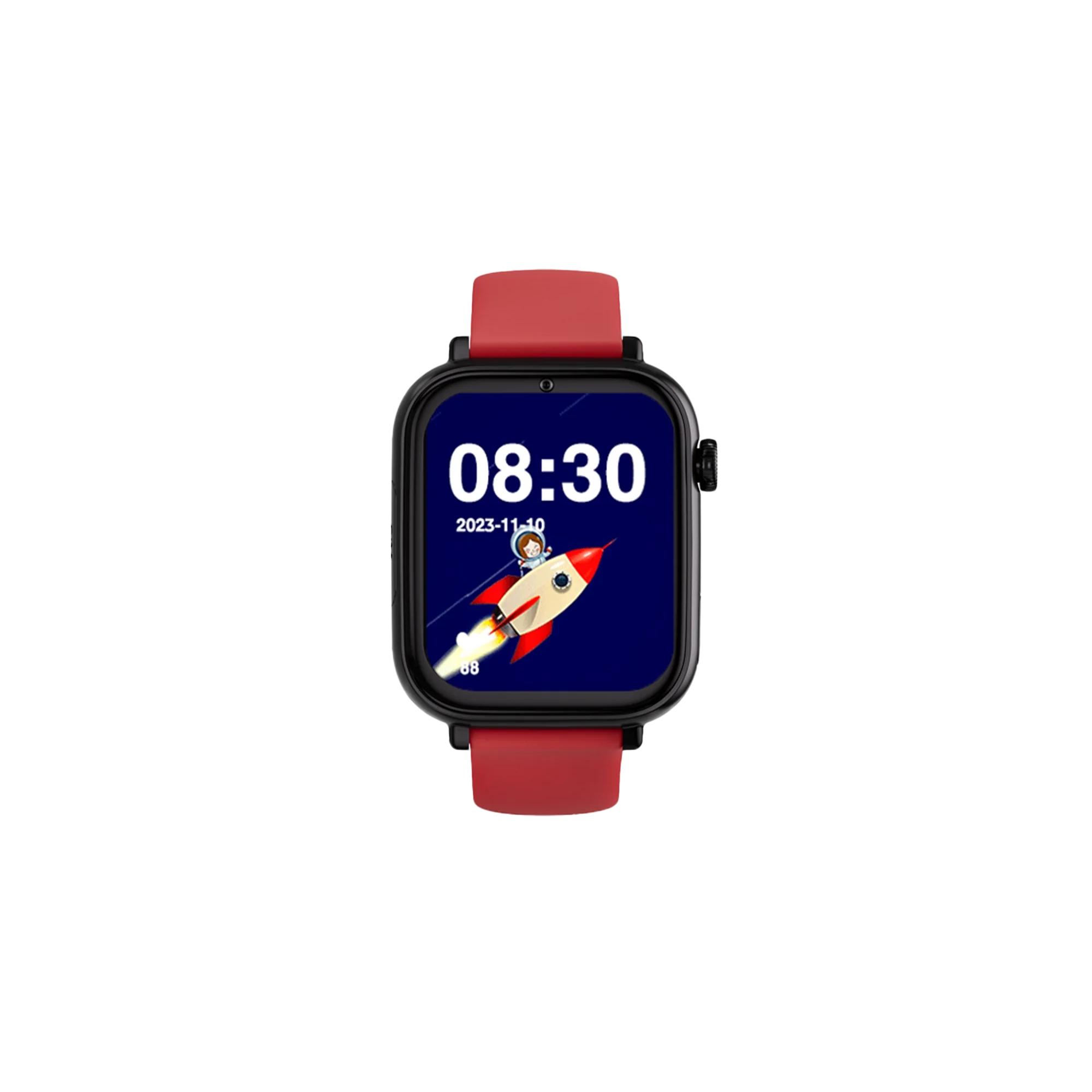Reloj gps niño SaveFamily Relojes con GPS SaveWatch Plus 4G Reloj Inteligente niño Llamada Vídeo Face ID Correas Personalizables UltraSlim Fondos de Pantalla Musica Bluetooth App Silicona Roja Save Family relojes inteligentes smartwatch NO INCLUYE SIM