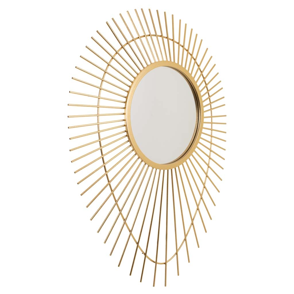 WANDERLUST DECO Espejo de metal dorado 77,5x6,5x105h cm