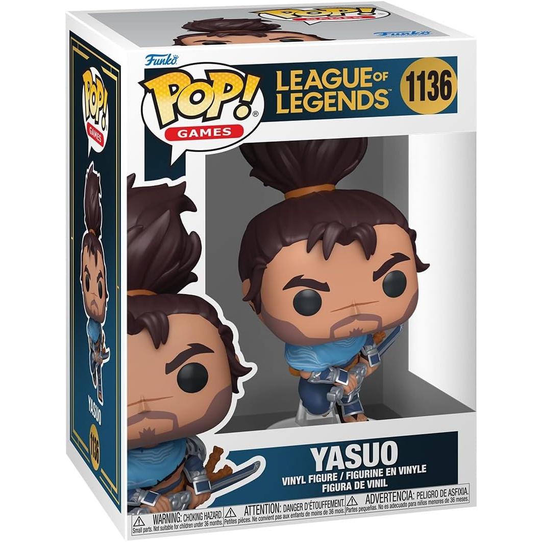 Funko Pop! Games: League of Legends - Yasuo - Figura de Vinilo Coleccionable - Idea de Regalo - Mercancia Oficial - Juguetes para Niños y Adultos - Video Games Fans