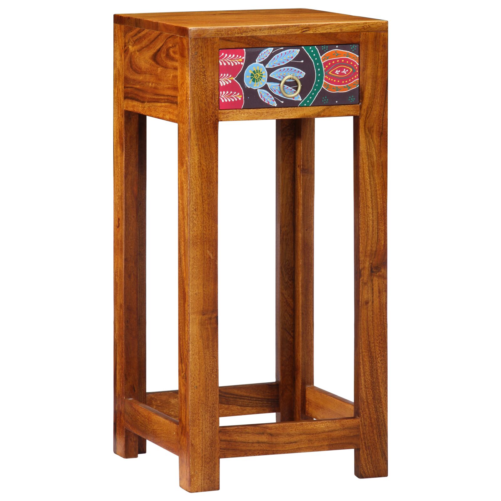 Soporte para Teléfono vidaXL 35x35x75 cm de Madera Maciza de Acacia