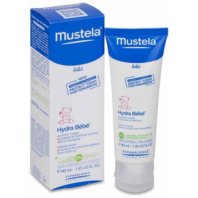 Mustela Hydra Bebé Crema Facial Con Aguacate Bio 40Ml