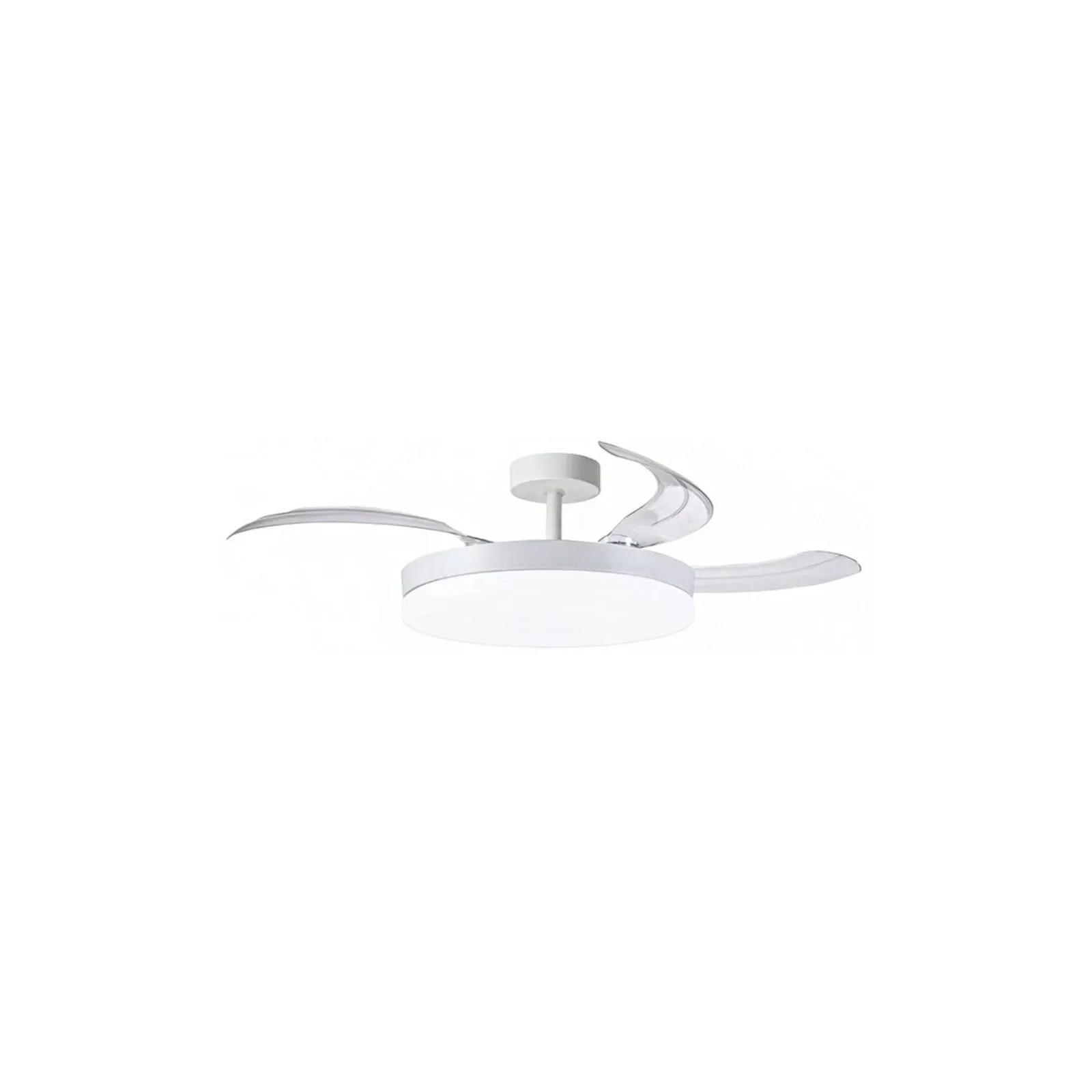 VENTILADOR DE TECHO RETRACTIL CON LAMPARA