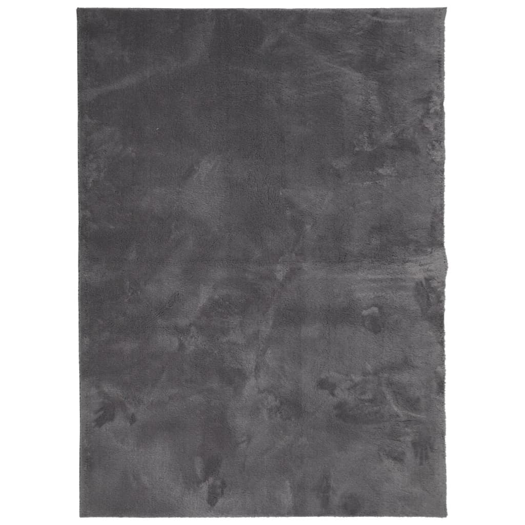 vidaXL Alfombra de pelo corto suave lavable HUARTE 140x200cm