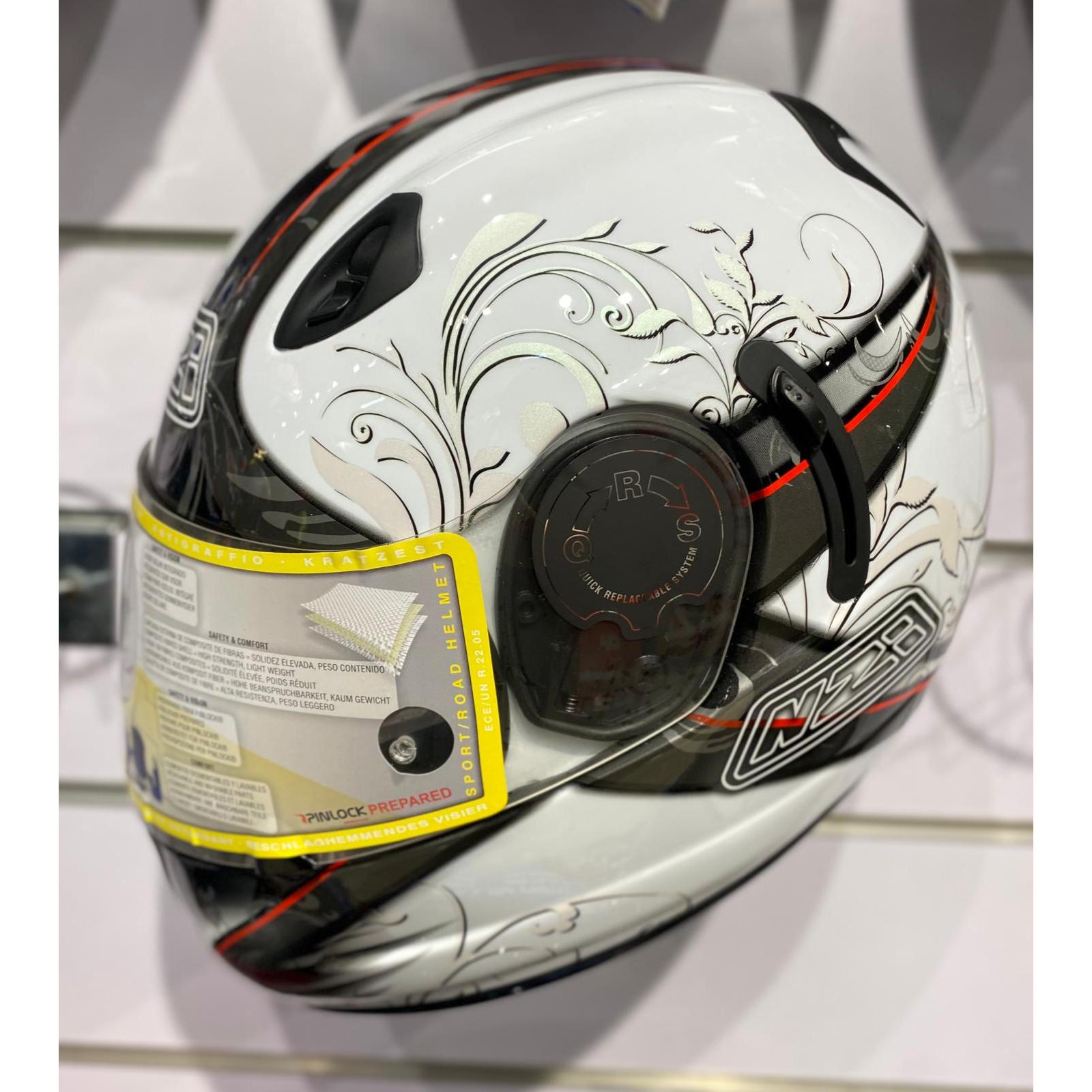 Casco LS2 OF616 Airflow II Blanco Brillo -06