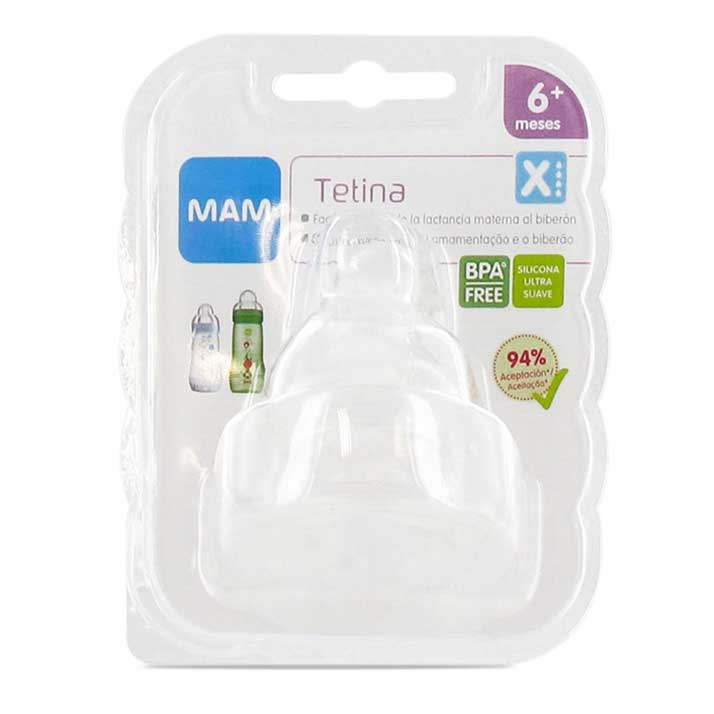 Chupete Mam Tetina Nº X Flujo Extra Rápido - Rápido y Cómodo