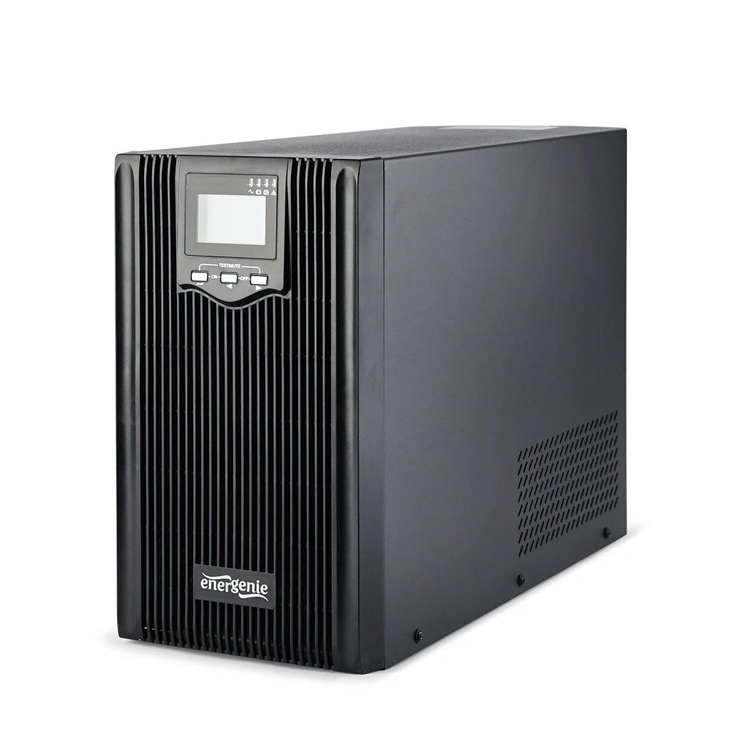 Gembird - SAI UPS línea interactiva LB2932072 de 3 kVA y 2400 W para servidores y equipos de red, con protección contra sobretensiones y tiempo de respuesta de 10 ms