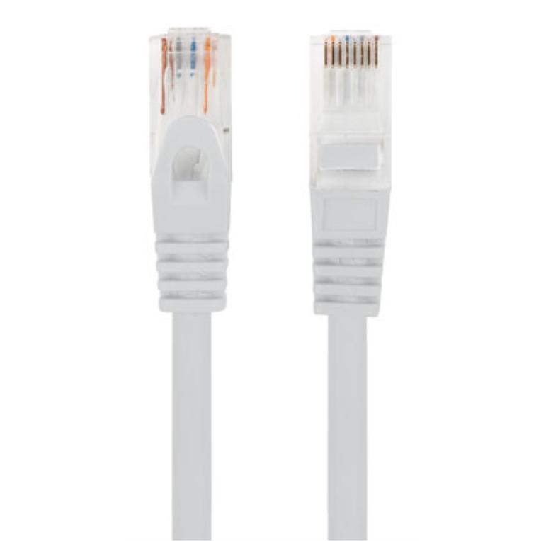 CABLE RED LANBERG LATIGUILLO CAT.6 UTP LSZH CU 0.5M GRIS FLUKE PASSED
