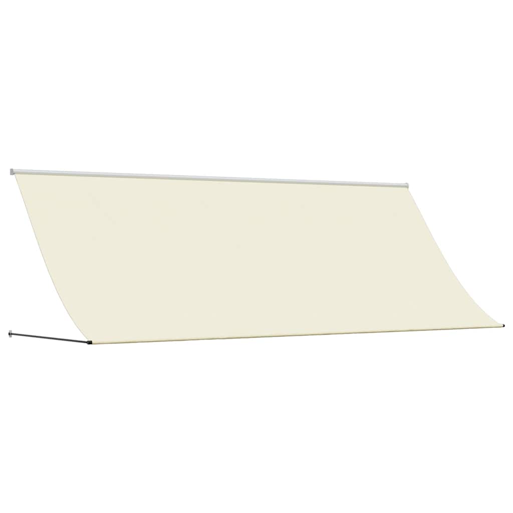 vidaXL Toldo retráctil de tela y acero crema Multitalle
