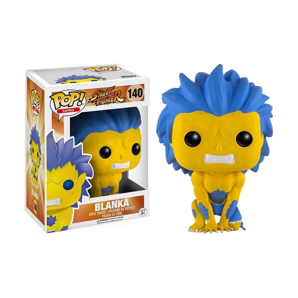FUNKO POP! STREET FIGHTER - BLANKA HYPER FIGHTING, 12418, Nº 140, TIENDA CON LICENCIA OFICIAL, FIGURA, JUGUETE, CABEZÓN, VINILO, MUÑECO, VIDEOJUEGO