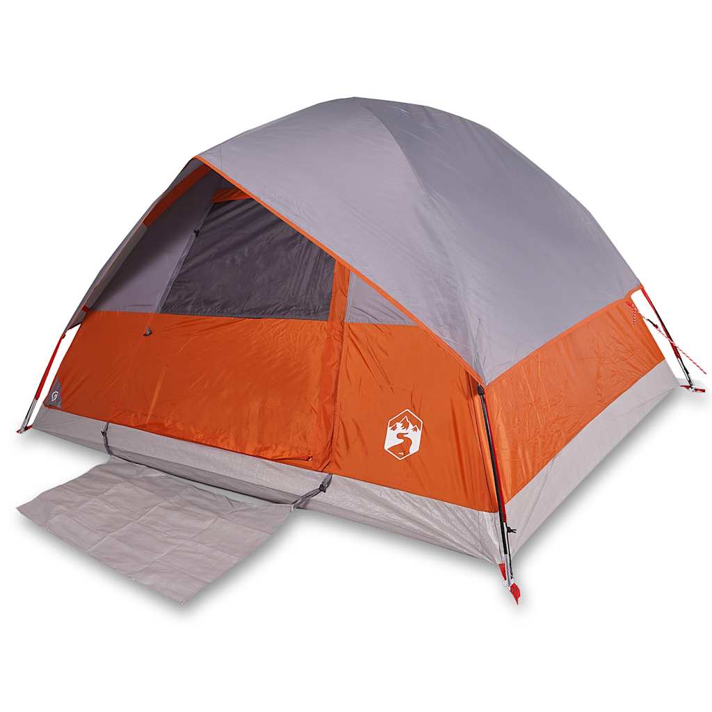 vidaXL Tienda de campaña iglú 3 personas tela opaca impermeable Color Blanco opaco,  Azul,  Gris y naranja y mas