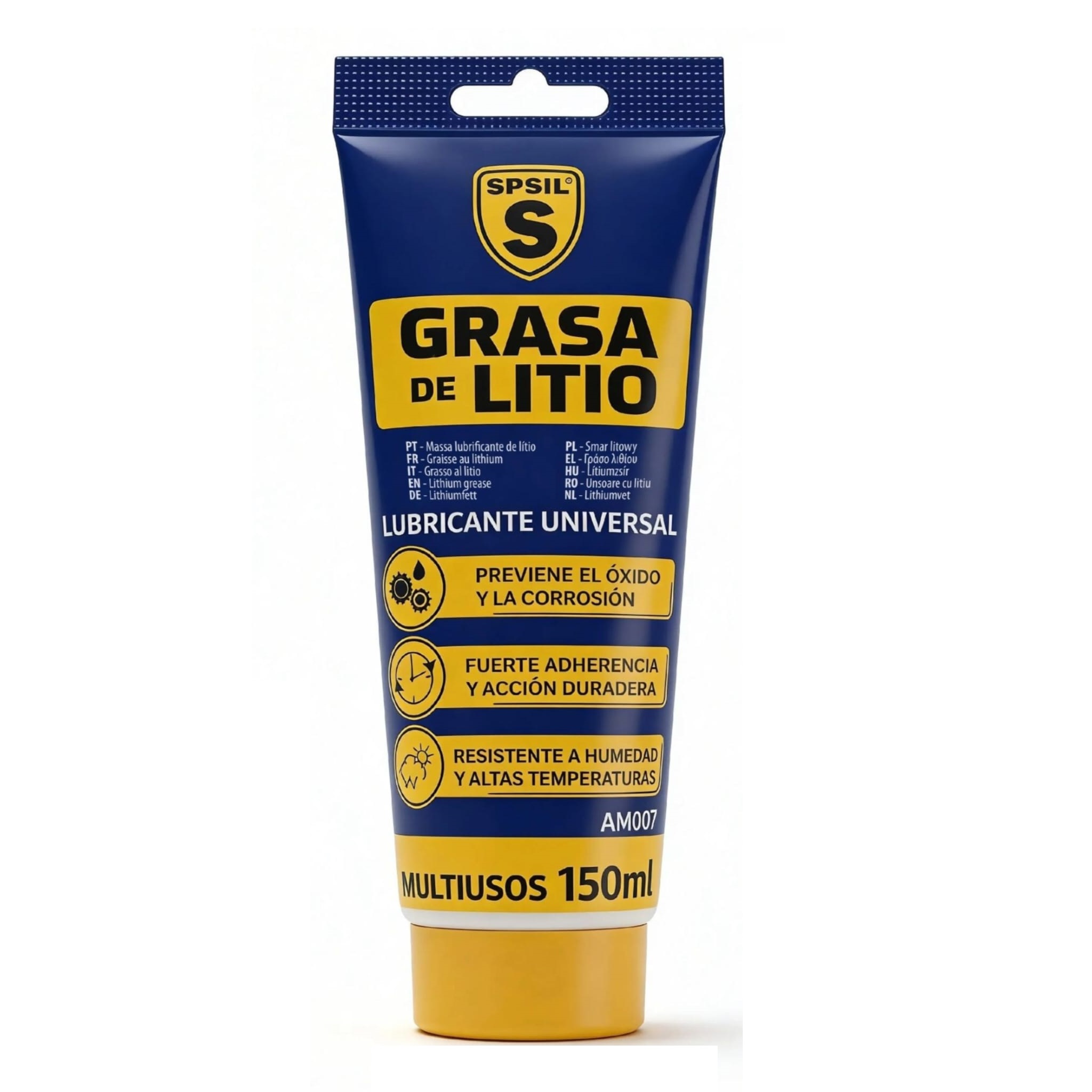Grasa de Litio Multiusos CM - Protección Contra Óxido y Corrosión - Alta Adherencia - Acción Duradera - 150ml