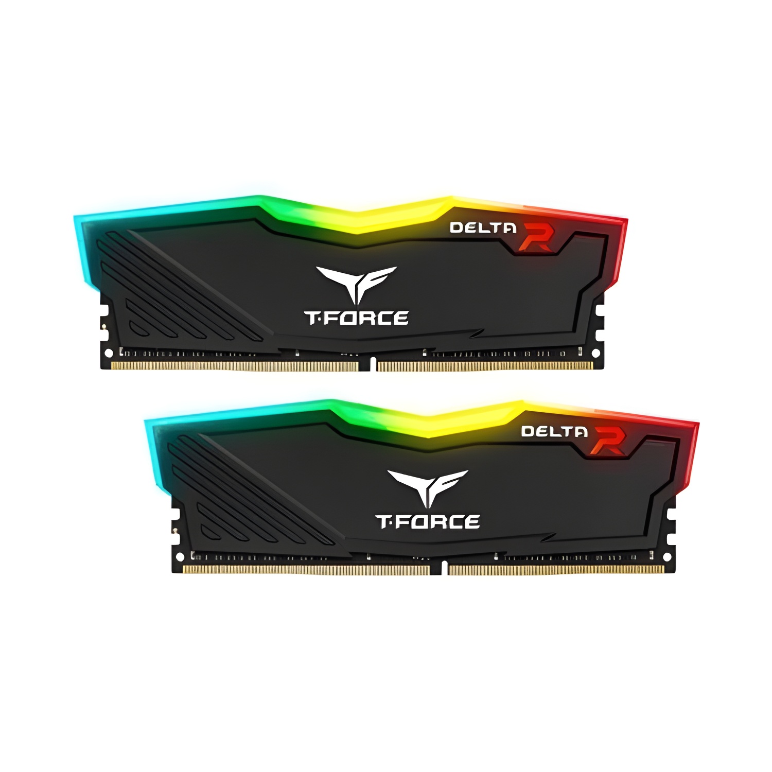 TEAMGROUP Team T-Force Delta RGB DDR4 Gaming Memory, 2 x 8 GB, 3600 MHz, 288 Pin DIMM, Black