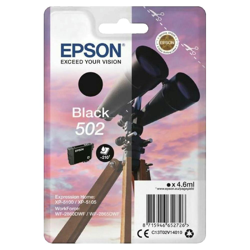 Epson C13T02V1 502 Noir Série Jumelles