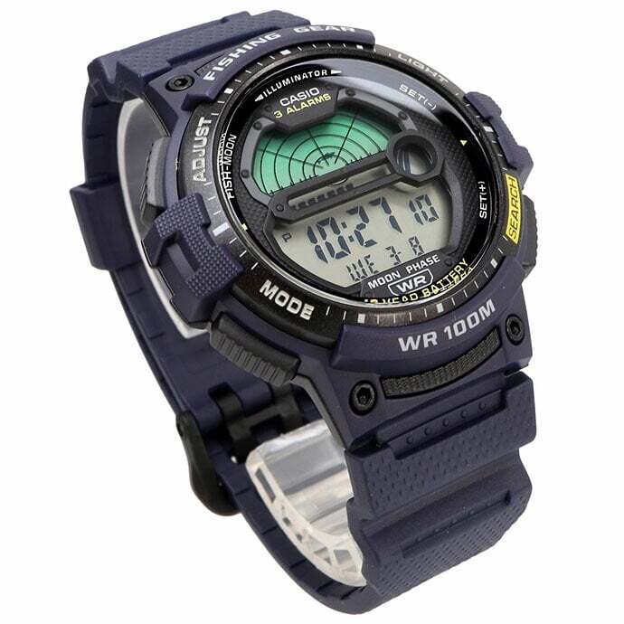 Reloj deportivo hombre Casio W219h-2A Luz LED Cronómetro alarma