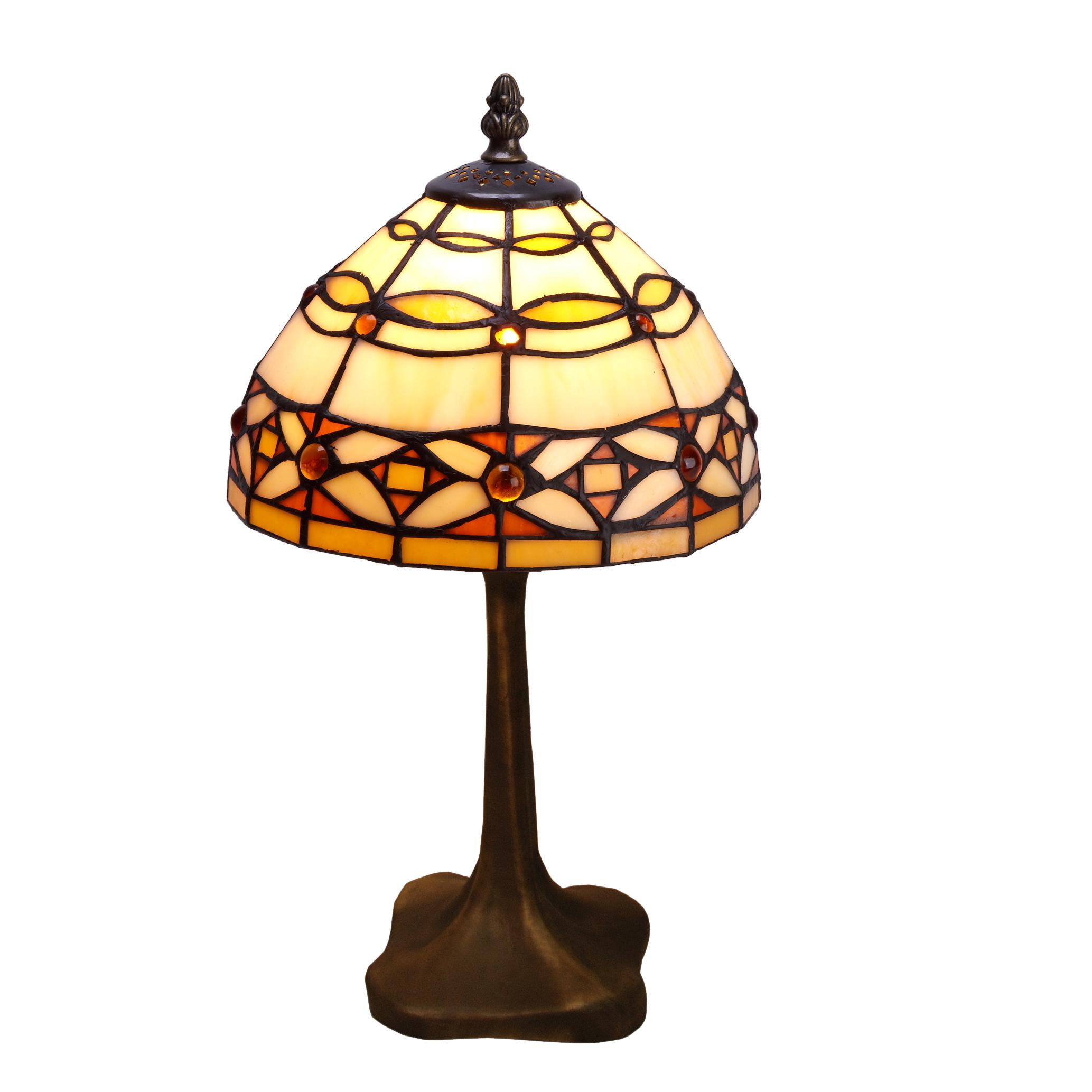 Sobremesa menor base hierro de foma diámetro 20cm Serie Marfíl FIJALO LG225882B