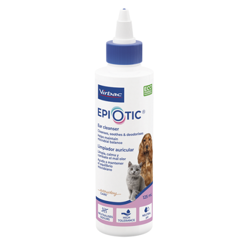Virbac Epiotic Limpiador Auricular para Perros y Gatos - 125 ml125