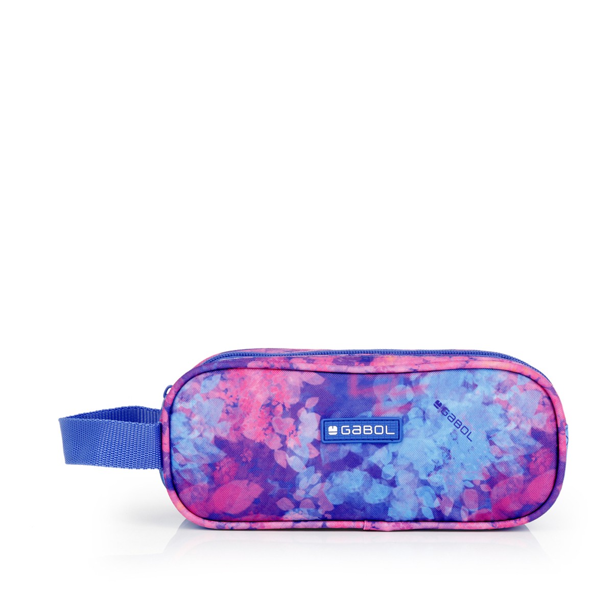 Estuche triple Gabol Sunset - Material libre de PVC, resistente al agua - 22x9x9 cm
