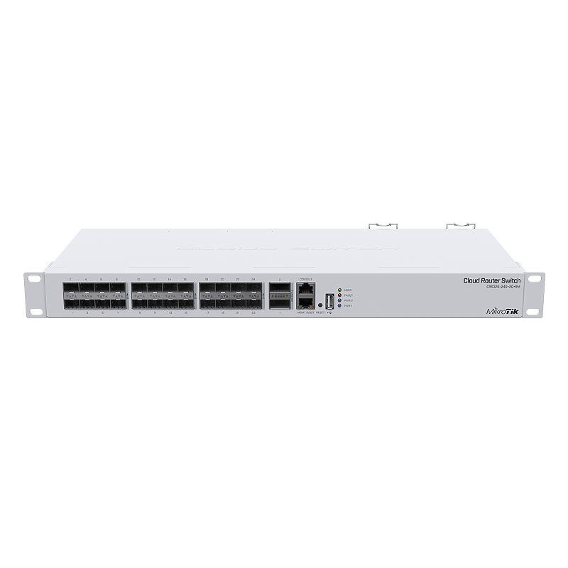 Mikrotik CRS326-24S+2Q+RM 24 SFP+ 2 QSFP+ 40 Gbps L3 Conmutador Rack 1U