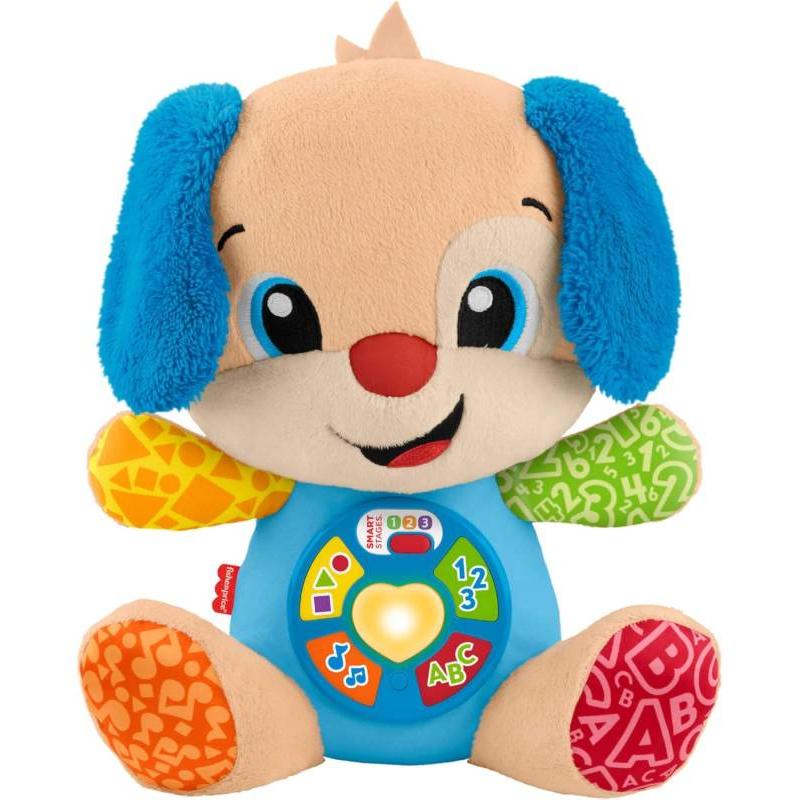 FISHER-PRICE RÍE Y APRENDE PELUCHE PERRITO – DIVERSIÓN EDUCATIVA PARA BEBÉS