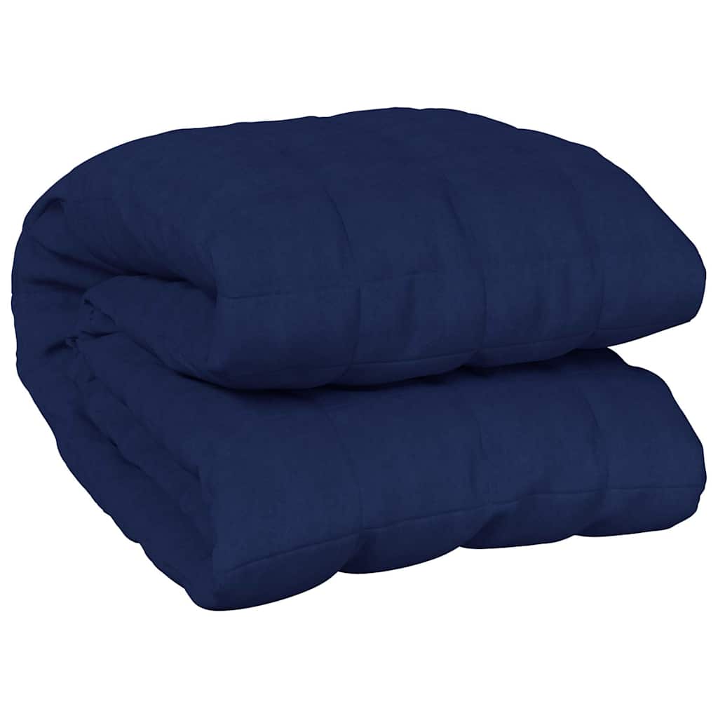 vidaXL Manta con peso tela azul 200x220 cm 9 kg