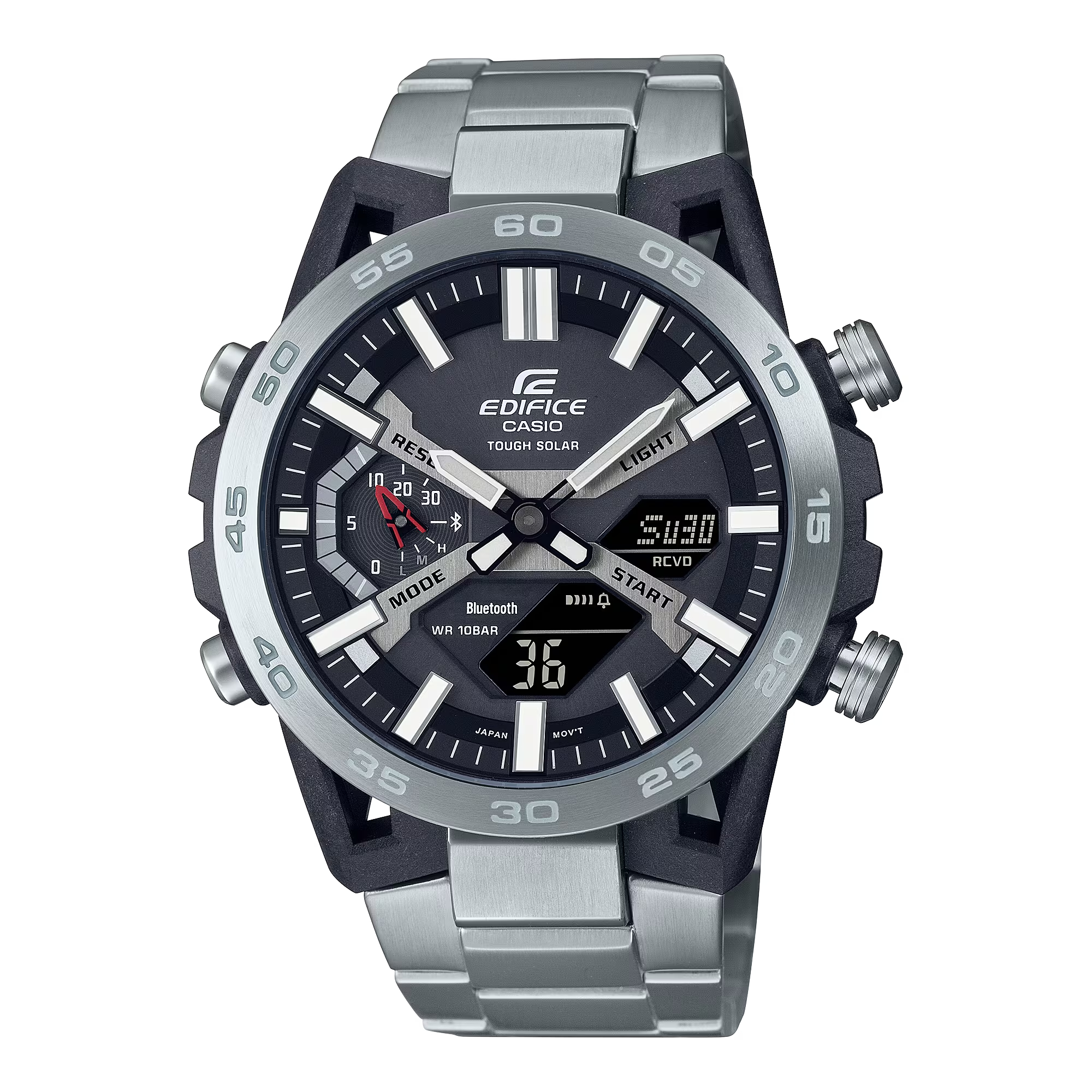 Reloj casio EDIFICE para hombre ECB-2000D-1AEF acero
