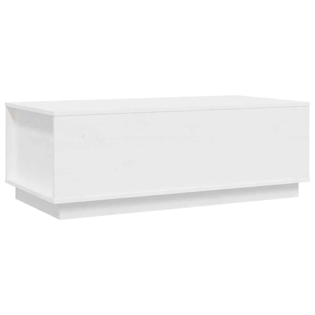 Mesa de Centro Vidaxl de Madera Maciza de Pino 100x50x35 Cm Natural
