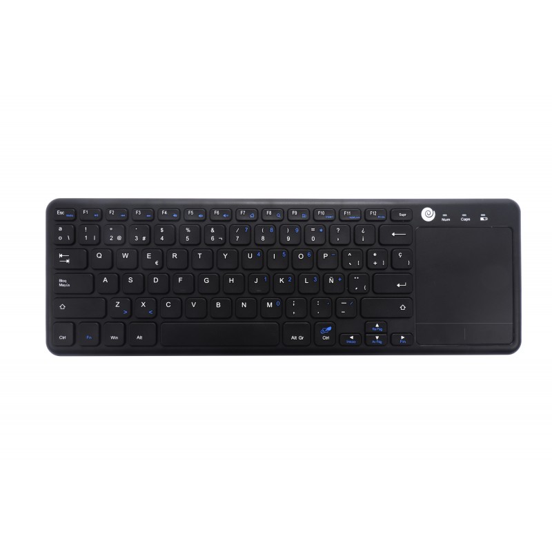 CoolBox - TECLADO INALAMBRICO CON TOUCHPAD COOLTOUCH COO-TEW01-BK