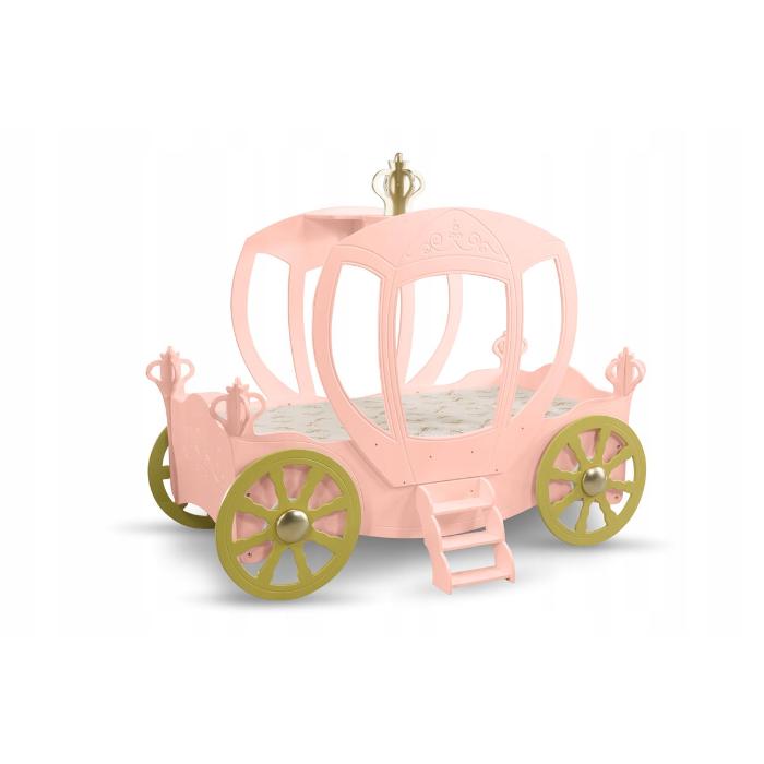 Cama Plastiko Princess Cariage Pink