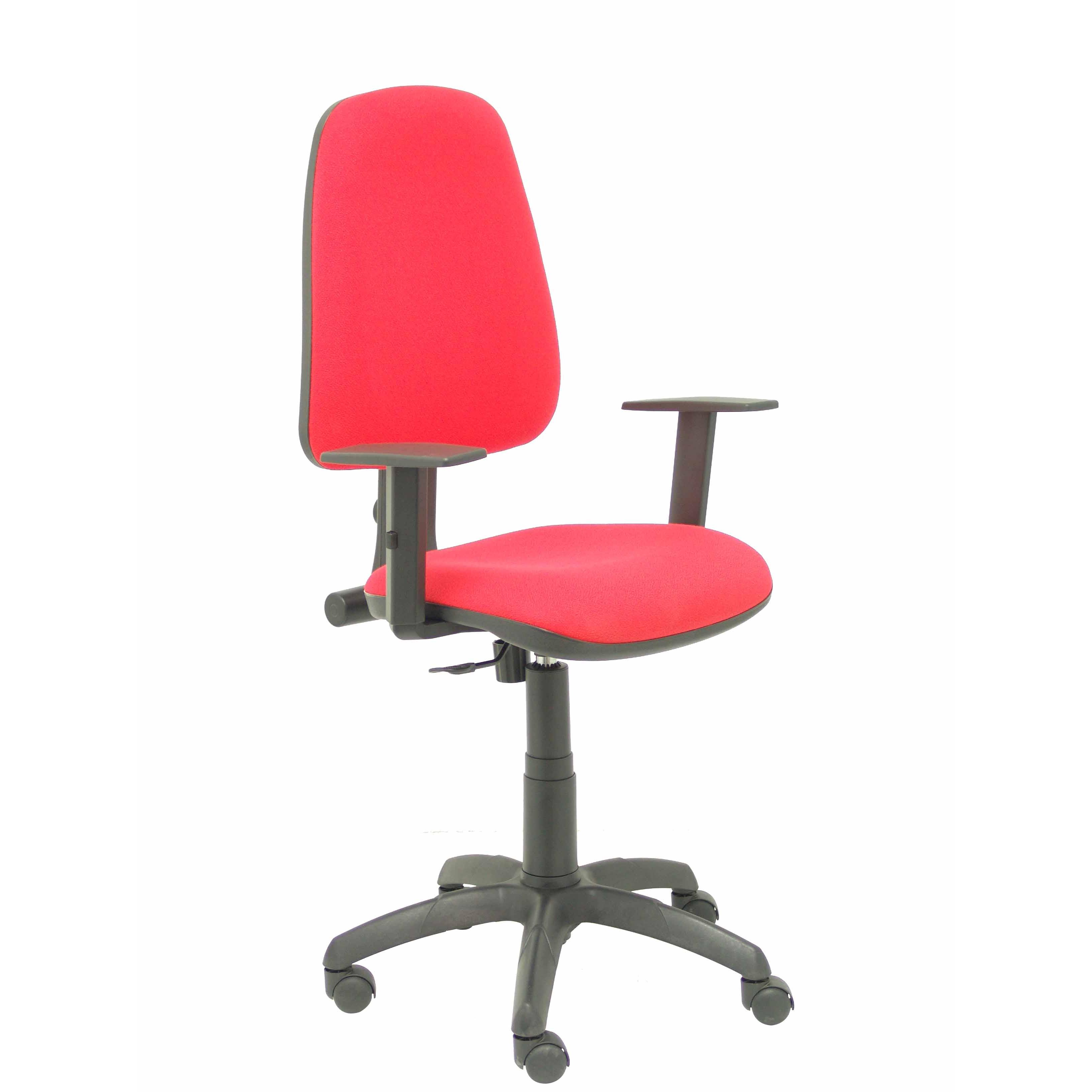 Piqueras Y Crespo Silla Sierra Bali Rojo Brazos Regulables - Ergonómica